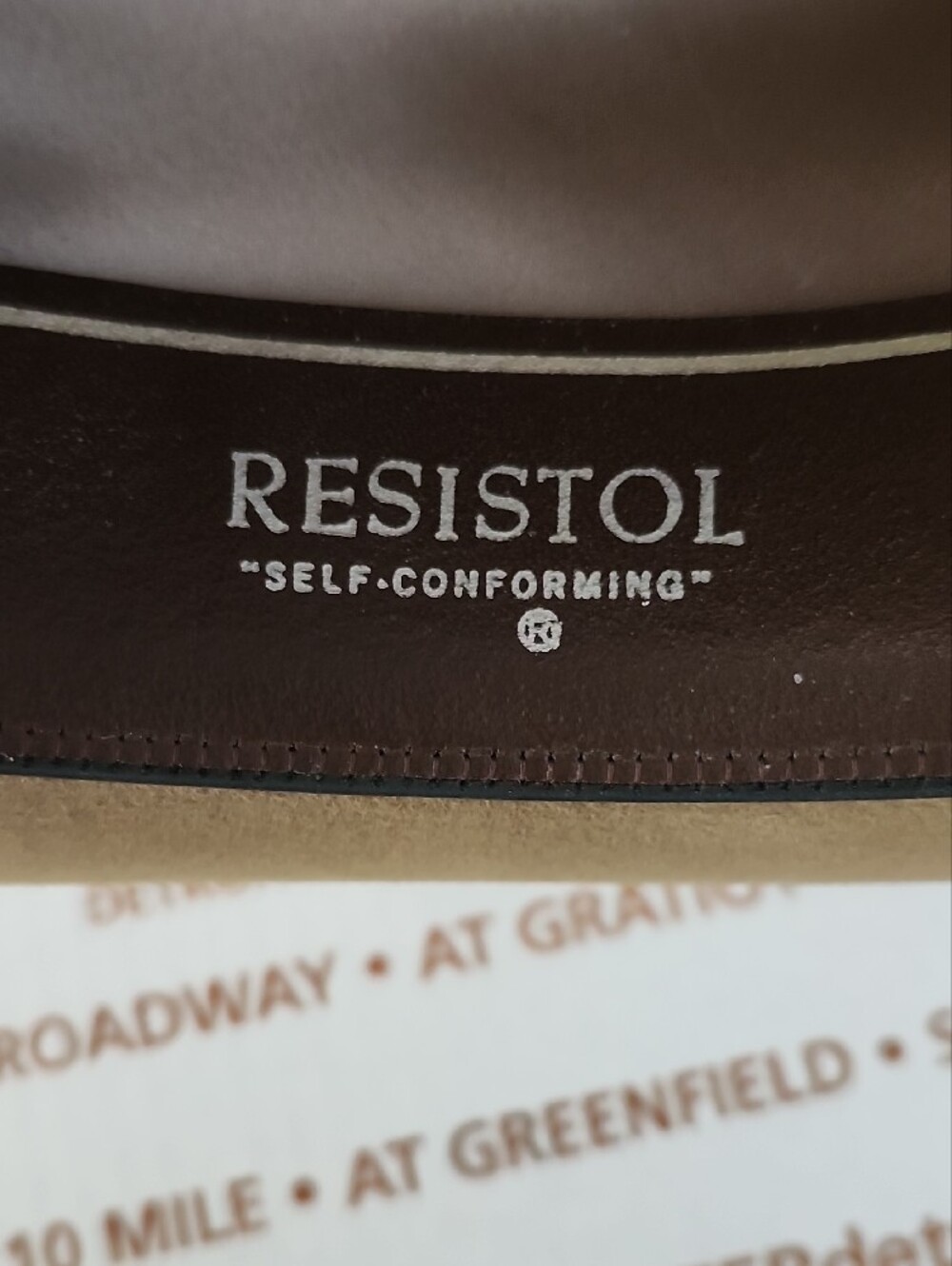 Resistol "The Great Roundup" Collection Self-conforming Felt Cowboy Hat - Picture 13 of 14
